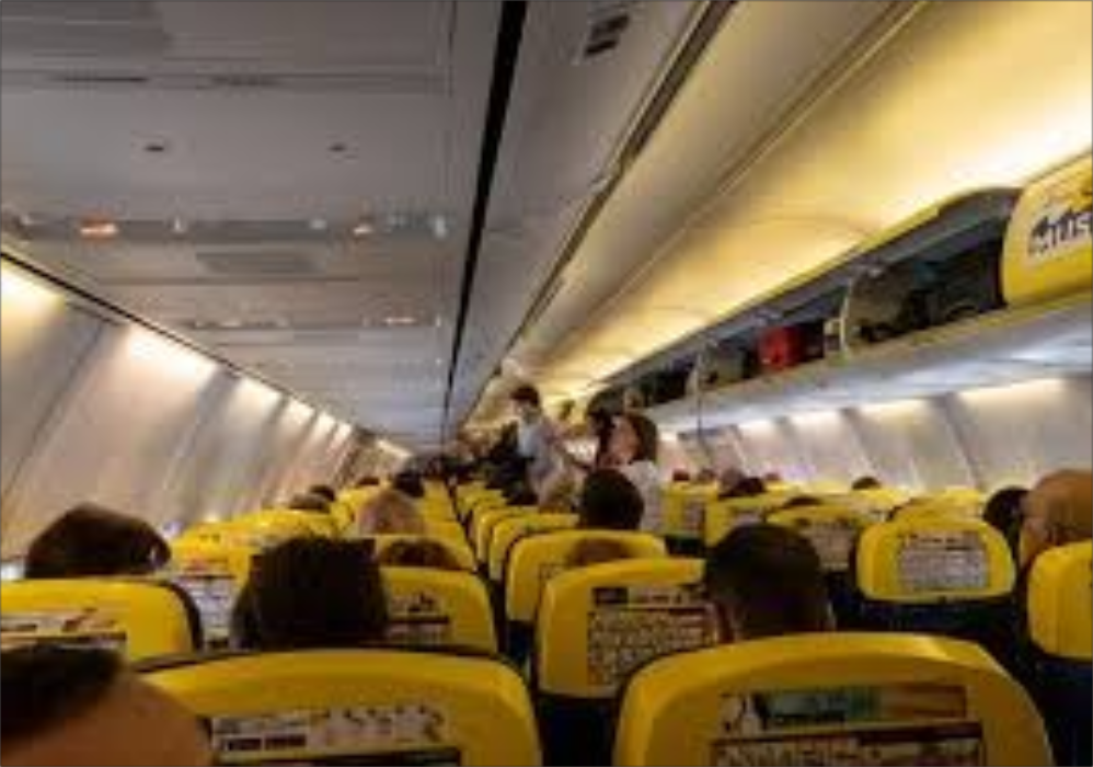 Una despedida de soltero en pleno vuelo comercial obligó a un aterrizaje de emergencia en Francia tras disturbios y la intervención de la policía